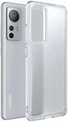 Xiaomi 12 Pro Hoesje Armor Back Cover Transparant afbeelding
