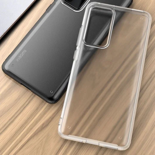 Xiaomi 12 Pro Hoesje Armor Back Cover Transparant afbeelding 3