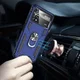Xiaomi Poco X4 Pro Hoesje Hybride Kickstand Back Cover Blauw afbeelding 5