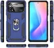 Xiaomi Poco X4 Pro Hoesje Hybride Kickstand Back Cover Blauw afbeelding 8
