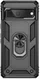 Google Pixel 7 Hoesje Hybride Kickstand Back Cover Zwart afbeelding 2