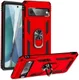 Google Pixel 7 Hoesje Hybride Kickstand Back Cover Rood