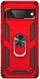 Google Pixel 7 Hoesje Hybride Kickstand Back Cover Rood afbeelding 2
