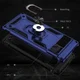 Google Pixel 7 Hoesje Hybride Kickstand Back Cover Blauw afbeelding 6