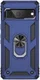 Google Pixel 7 Hoesje Hybride Kickstand Back Cover Blauw afbeelding 2