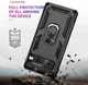 Google Pixel 7 Pro Hoesje Hybride Kickstand Back Cover Zwart afbeelding 4