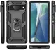 Google Pixel 7 Pro Hoesje Hybride Kickstand Back Cover Zwart afbeelding 8
