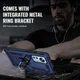 Xiaomi 12 / 12X Hoesje Hybride Kickstand Back Cover Blauw afbeelding 5