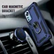 Xiaomi 12 / 12X Hoesje Hybride Kickstand Back Cover Blauw afbeelding 4