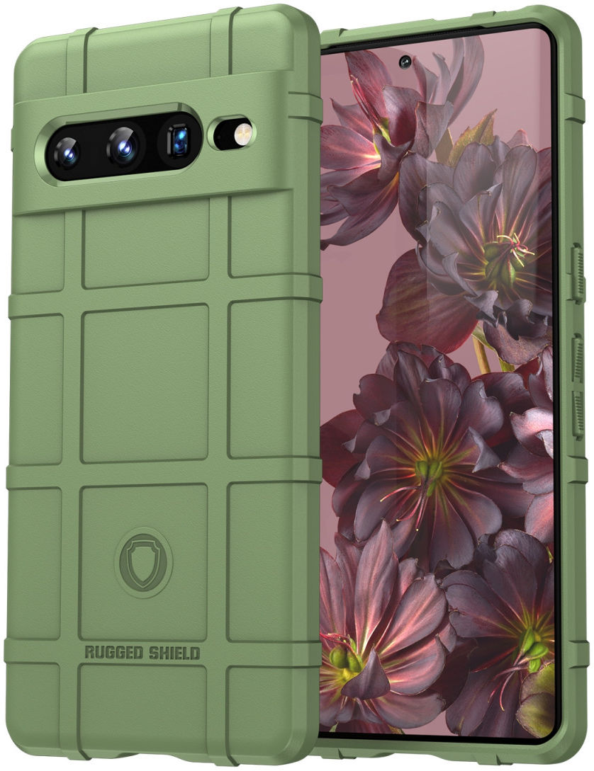 Google Pixel 7 Pro Hoesje Shock Proof Rugged Shield Back Cover Groen afbeelding 1