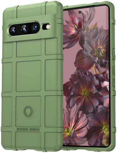 Google Pixel 7 Pro Hoesje Shock Proof Rugged Shield Back Cover Groen afbeelding 1