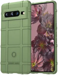 Google Pixel 7 Pro Hoesje Shock Proof Rugged Shield Back Cover Groen afbeelding
