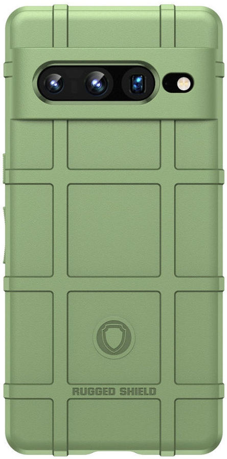 Google Pixel 7 Pro Hoesje Shock Proof Rugged Shield Back Cover Groen afbeelding 2