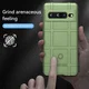Google Pixel 7 Pro Hoesje Shock Proof Rugged Shield Back Cover Groen afbeelding 6