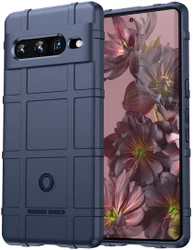 Google Pixel 7 Pro Hoesje Shock Proof Rugged Shield Back Cover Blauw afbeelding