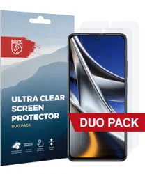Rosso Xiaomi Poco X4 Pro Ultra Clear Screen Protector Duo Pack afbeelding