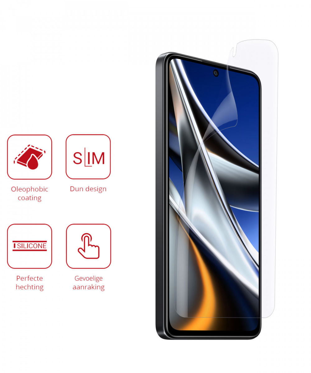Rosso Xiaomi Poco X4 Pro Ultra Clear Screen Protector Duo Pack afbeelding 2