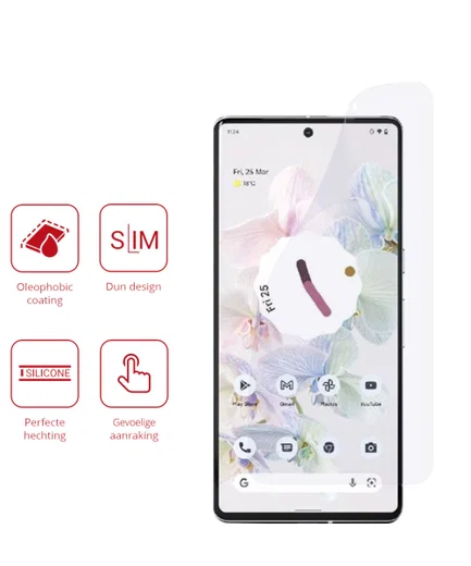 Rosso Google Pixel 7 Ultra Clear Screen Protector Duo Pack afbeelding 2