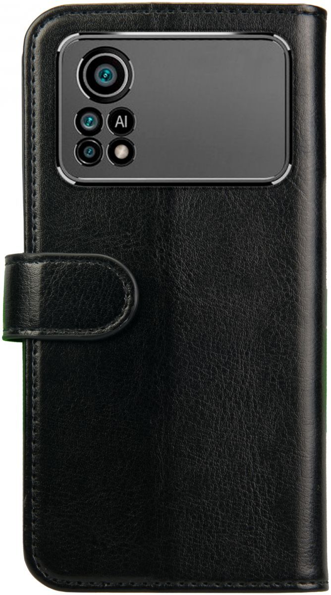 Rosso Element Xiaomi Poco X4 Pro Hoesje Book Cover Wallet Zwart afbeelding 2