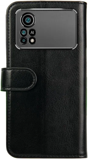 Rosso Element Xiaomi Poco X4 Pro Hoesje Book Cover Wallet Zwart afbeelding 2