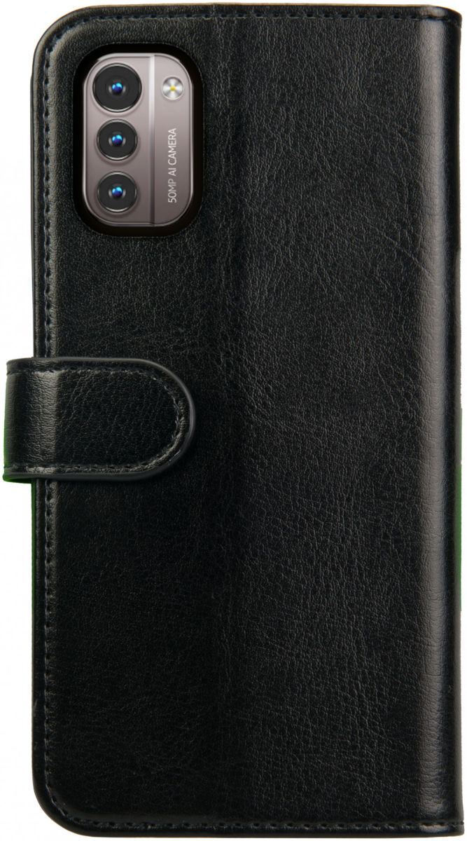Rosso Element Nokia G21 / G11 Hoesje Book Cover Wallet Zwart afbeelding 2