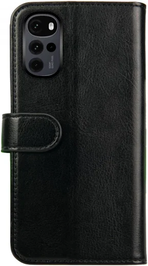 Rosso Element Motorola Moto G22 Hoesje Book Cover Wallet Zwart afbeelding 2