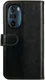 Rosso Element Motorola Edge 30 Pro Hoesje Book Cover Wallet Zwart afbeelding 2