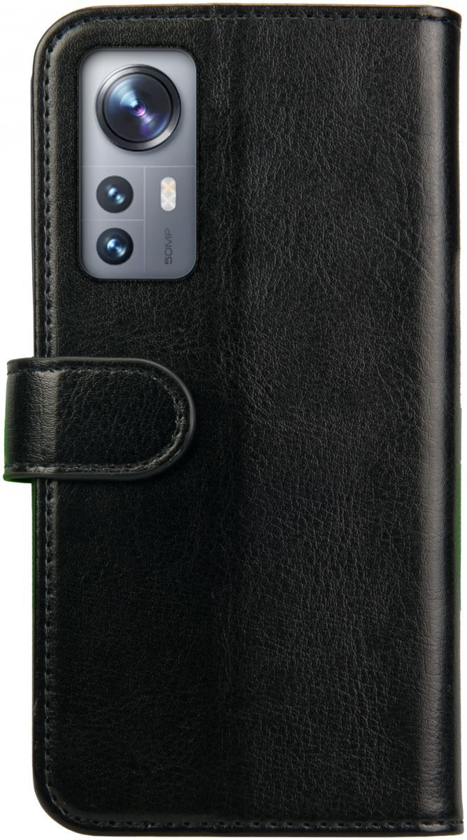 Rosso Element Xiaomi 12 / 12X Hoesje Book Cover Wallet Zwart afbeelding 2