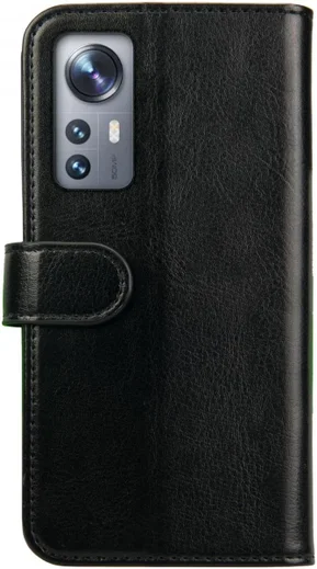 Rosso Element Xiaomi 12 / 12X Hoesje Book Cover Wallet Zwart afbeelding 2