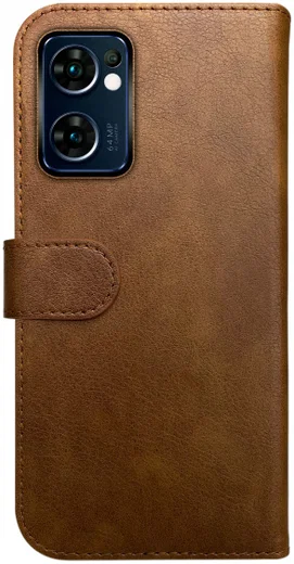 Rosso Element Oppo Find X5 Lite Hoesje Book Cover Wallet Bruin afbeelding 2