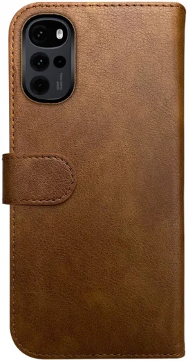 Rosso Element Motorola Moto G22 Hoesje Book Cover Wallet Bruin afbeelding 2