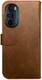 Rosso Element Motorola Edge 30 Pro Hoesje Book Cover Wallet Bruin afbeelding 2