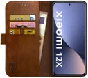 Rosso Element Xiaomi 12 / 12X Hoesje Book Cover Wallet Bruin