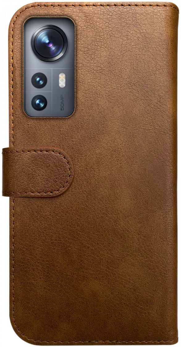 Rosso Element Xiaomi 12 / 12X Hoesje Book Cover Wallet Bruin afbeelding 2