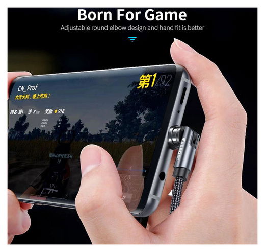 Essager 3A 540° Draaibare Magnetische Micro USB naar USB Kabel 2M afbeelding 7