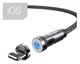 Essager 2.4A 540° Draaibare Magnetische Lightning naar USB Kabel 2M afbeelding 1