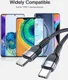 Essager 100W PD USB-C naar USB-C Snellaad Kabel 5A 2 Meter Grijs afbeelding 11