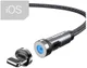 Essager 3A 540° Draaibare Magnetische Lightning naar USB Kabel 1M afbeelding 2