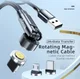 Essager 3A 540° Draaibare Magnetische Lightning naar USB Kabel 1M afbeelding 4