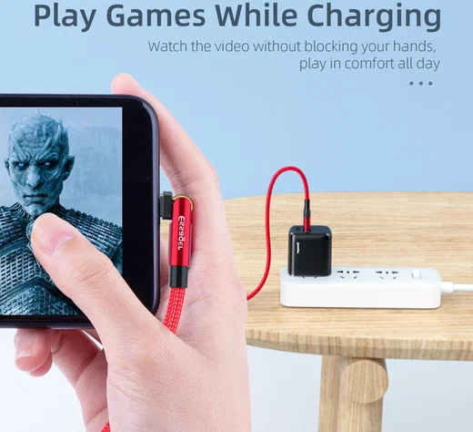 Essager 3A 180° Draaibare USB naar micro USB Kabel Fast Charge 1M afbeelding 9