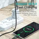 Essager 100W USB-C Snellaad Kabel met Digitale Display 5A 1M Zwart afbeelding 5