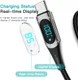 Essager 100W USB-C Snellaad Kabel met Digitale Display 5A 1M Zwart afbeelding 6