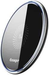 Essager 15W Draadloze Fast Charge Oplader met USB-C Kabel Zwart afbeelding