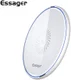 Essager 15W Draadloze Fast Charge Oplader met USB-C Kabel Wit afbeelding 2