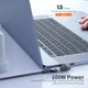 Essager 100W USB-C naar USB-C Adapter met Haakse Hoek 5A Zwart afbeelding 4