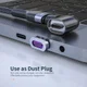 Essager 100W USB-C naar USB-C Adapter met Haakse Hoek 5A Zwart afbeelding 7