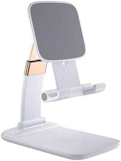Essager Opvouwbare Verstelbare Bureau Houder Telefoon/Tablet Wit afbeelding 1