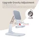 Essager Opvouwbare Verstelbare Bureau Houder Telefoon/Tablet Wit afbeelding 8