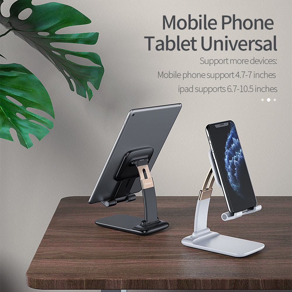 Essager Opvouwbare Verstelbare Bureau Houder Telefoon/Tablet Wit afbeelding 3