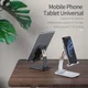 Essager Opvouwbare Verstelbare Bureau Houder Telefoon/Tablet Wit afbeelding 3